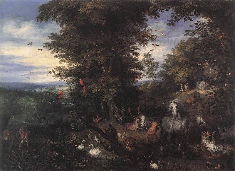 BRUEGHEL, Jan the Elder Adam and Eve in the Garden of Eden